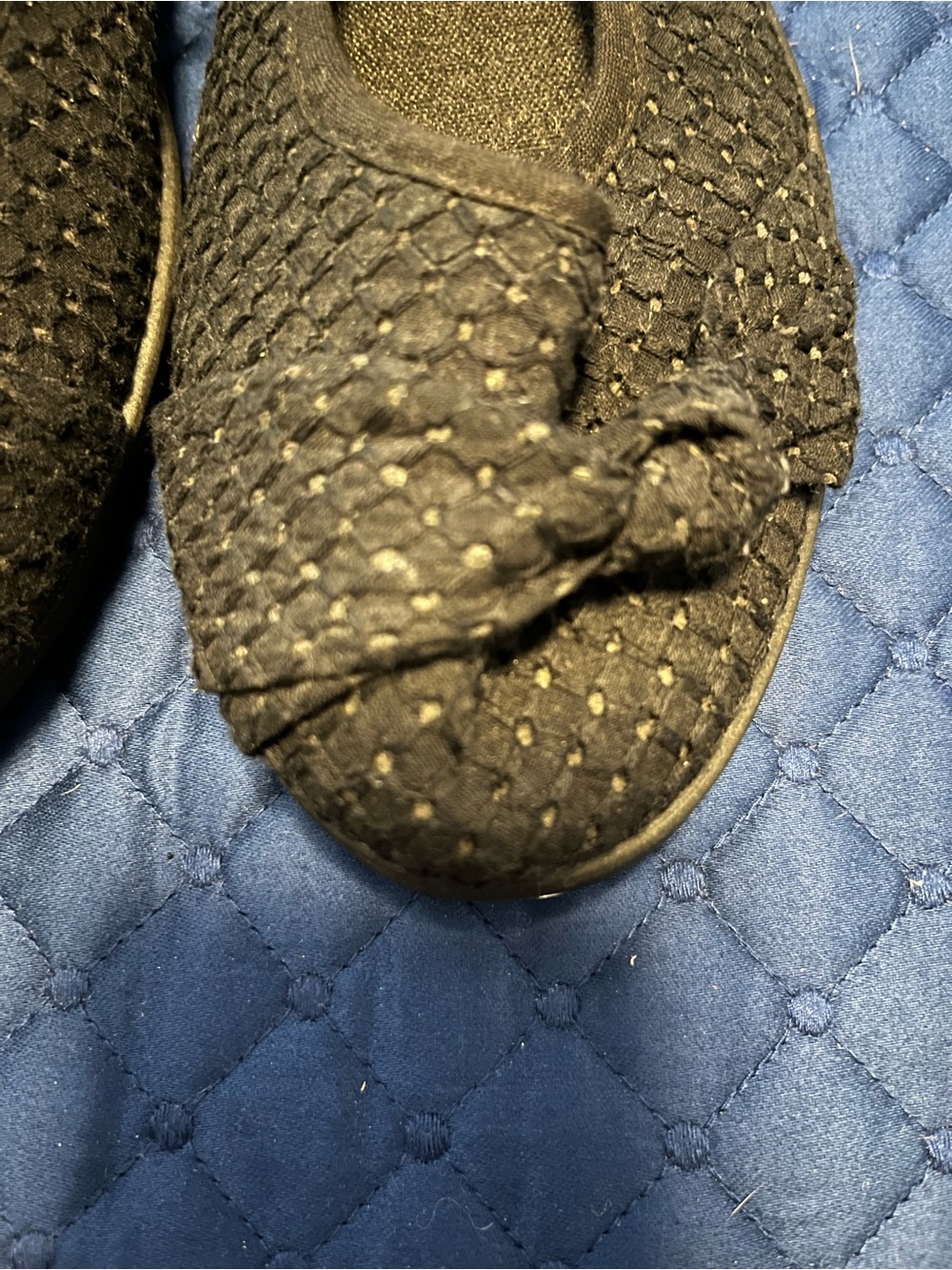 US Sport Black Knot Slip-On Ballet Flats - Picture 7 of 8